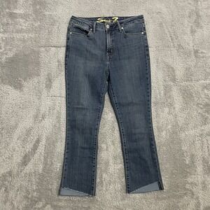 Seven7 Fashion Jeans Womens Size 8 Blue Denim Fashion Mahone Step‎ Hem High Rise